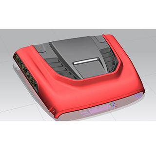 10th Anniversary Center Vents Steel Hood