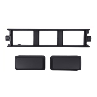 Front Bumper Cover Lower Grille Trim Panel Black Plastic
