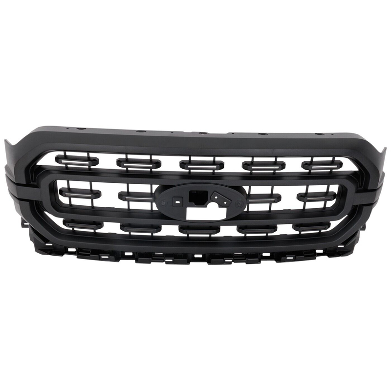 Front Grille Assembly For 2021-2023 Ford F-150 XLT Sport Dark Gray