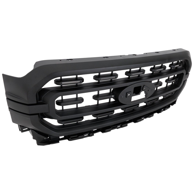 Front Grille Assembly For 2021-2023 Ford F-150 XLT Sport Dark Gray