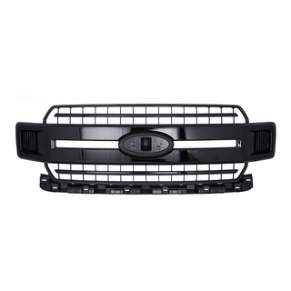 Grille Assembly Fit For 2018-2020 Ford F-150 XL XLT Glossy Black