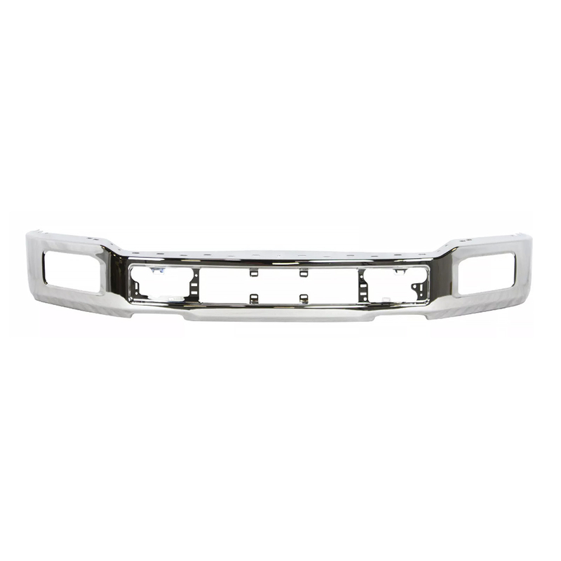 Chrome - Steel Front Bumper Face Bar w/fog