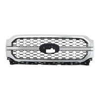 Grille Fit For 2021-2023 Ford F-150 Satin Aluminum 