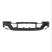 Front Bumper Face Bar With Fog Light Hole Without Sensor Hole Black Steel 