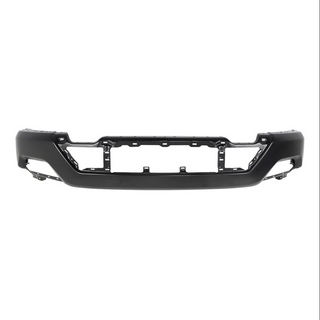 Front Bumper Face Bar With Fog Light Hole Without Sensor Hole Black Steel 