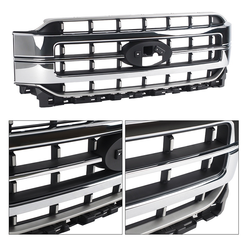Grille Assembly For Ford F-150 Lariat Chrome