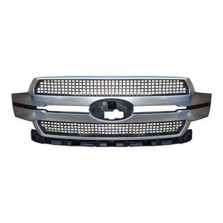 Front Grille Assembly Matte Chrome 