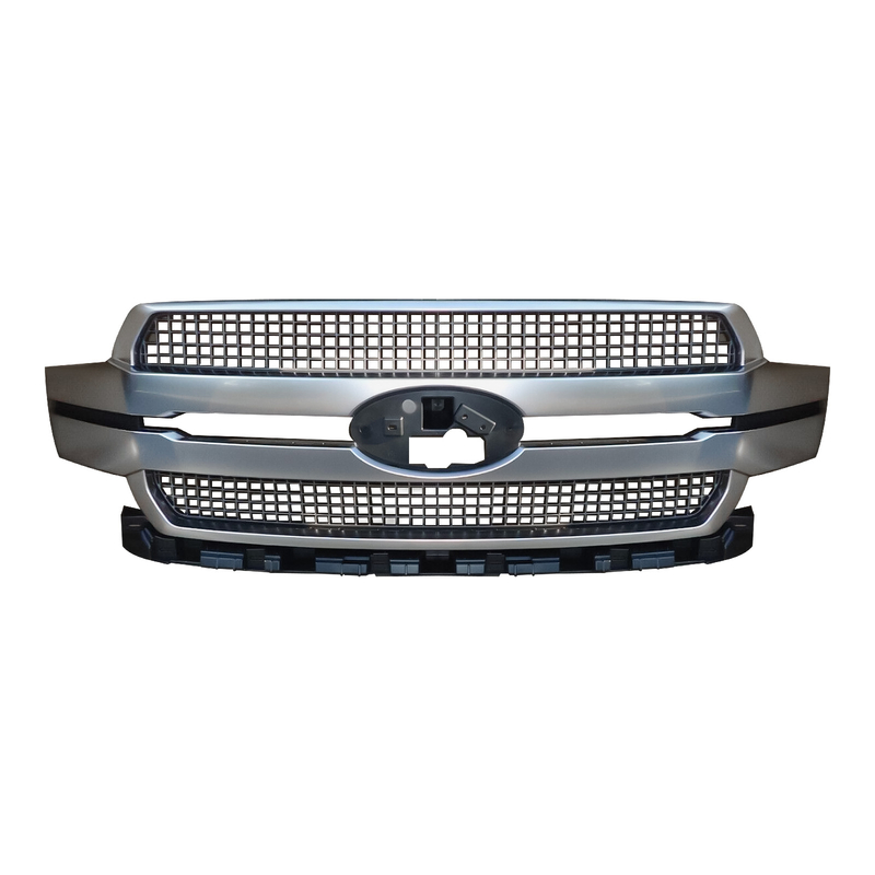 Front Grille Assembly Matte Chrome 