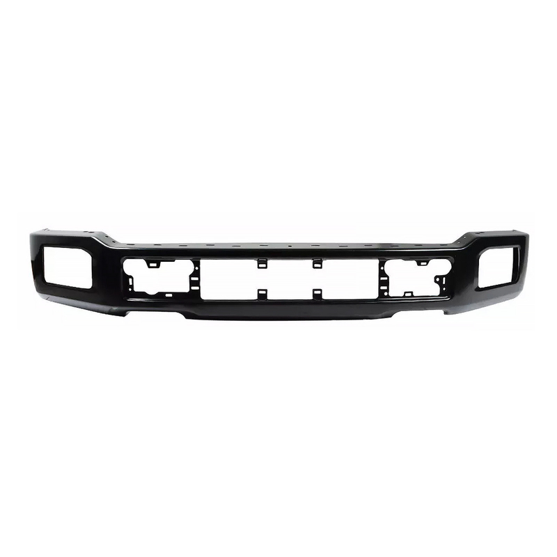 Primered - Steel Front Bumper Face Bar w/fog